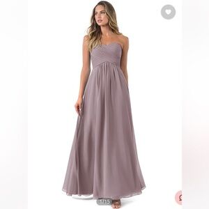 Nwt Azazie Yazmin gown dusk size 10